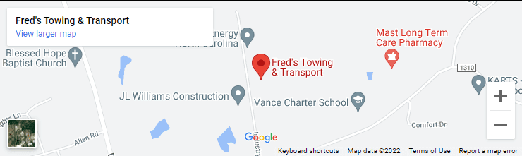 Freds Towing Map (1)